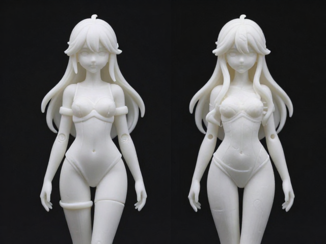 PVC高温注塑一体成型工艺揭秘，美少女手办分件吻合度为何更高？