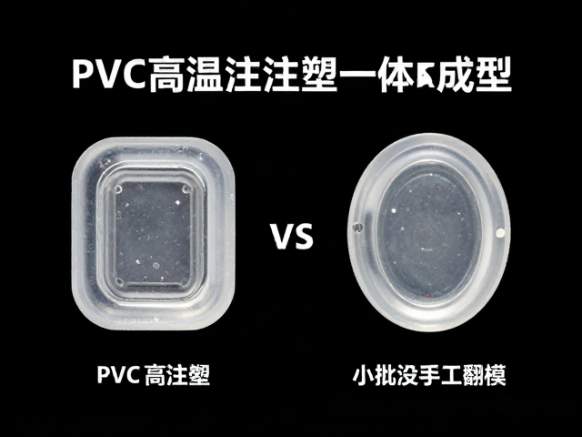 PVC高温注塑一体成型 vs 小批量手工翻模,透明特效件工艺选型指南
