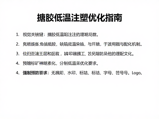 搪胶低温注塑工艺,移印图案与防呆装配位优化指南