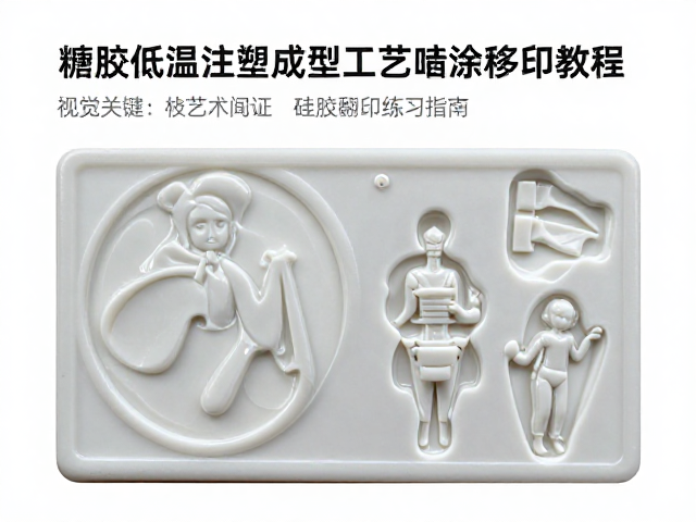 搪胶低温注塑成型工艺与喷涂移印教程，附硅胶翻模练习指南