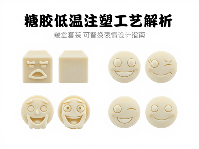 搪胶低温注塑工艺解析，端盒套装可替换表情设计指南