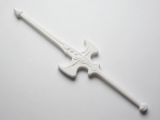 EVA泡沫热压裁切塑形工艺，简单武器道具制作，打造古风幻想兵器