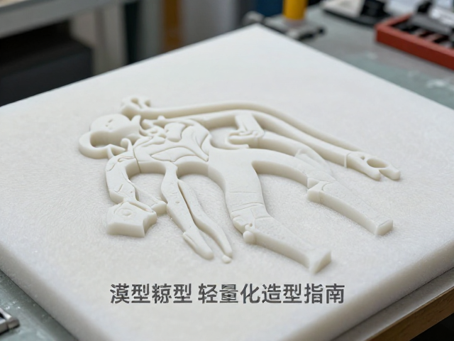 EVA泡沫热压裁切塑形工艺,模型手办工坊轻量化造型指南