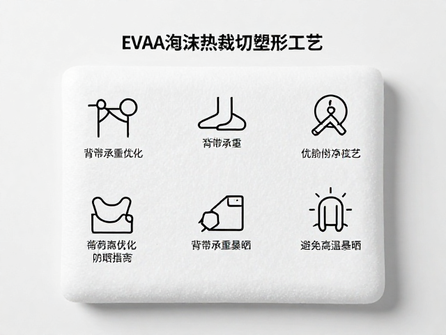 EVA泡沫热压裁切塑形工艺,背带承重优化与避免高温暴晒指南