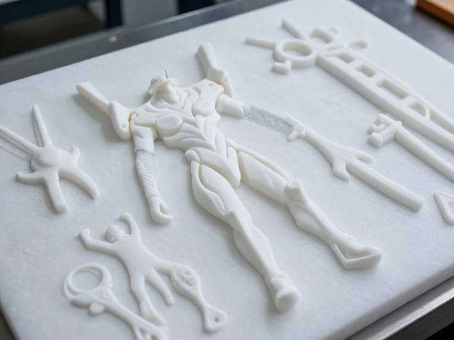 EVA泡沫热压裁切塑形工艺,3D打印件按体积计价与武器道具制作解析