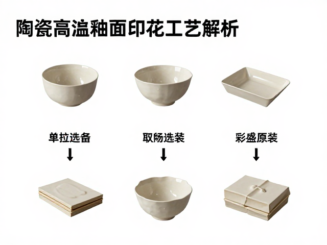陶瓷高温釉面印花工艺解析，喷釉设备选型与彩盒包装方案