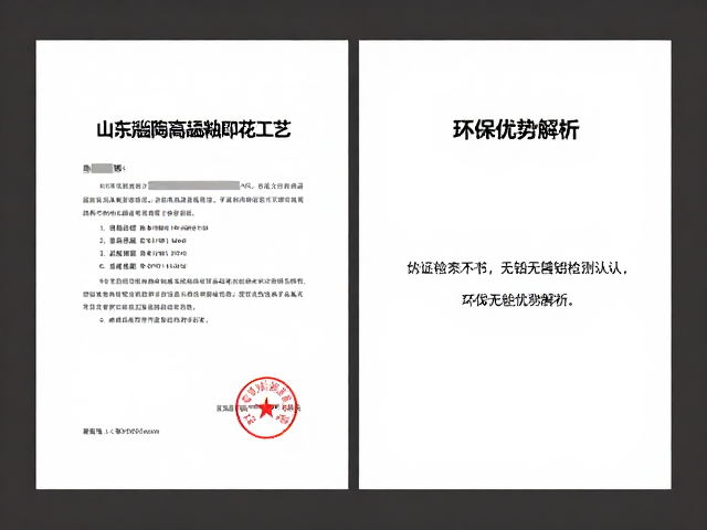 山东淄博陶瓷高温釉面印花工艺，无铅无镉检测认证与环保优势解析