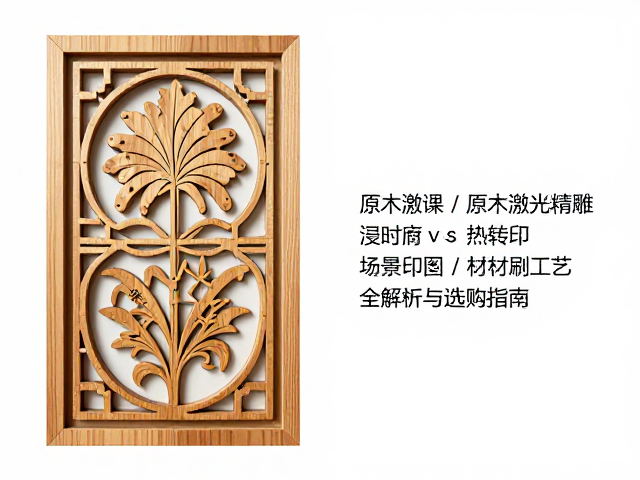 原木激光精雕vs热转印，图案雕刻印刷工艺全解析与选购指南