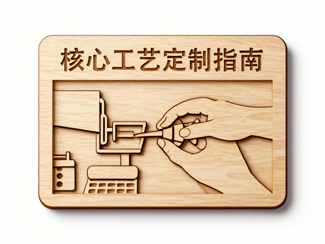 原木激光精雕与UV打印结合,打造高质感木质徽章定制指南