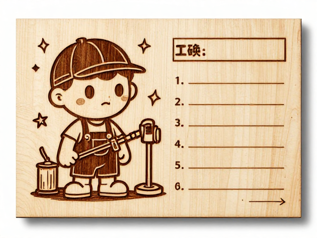 复古木刻风IP联名礼品,原木激光精雕工艺定制指南