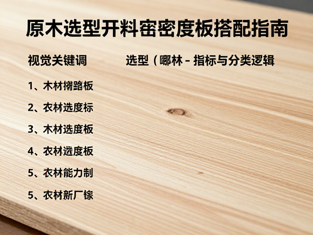 原木激光精雕工艺，木材选型开料与密度板搭配指南