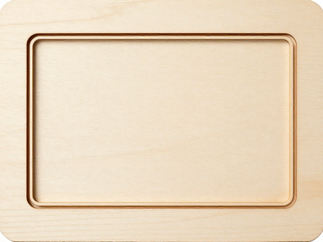 原创设计,原木激光精雕极简线稿风粉丝专属周边