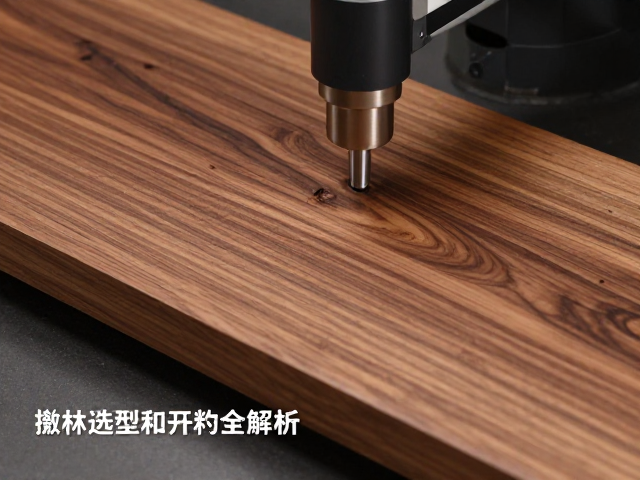 黑胡桃木原木激光精雕工艺,木材选型开料全解析