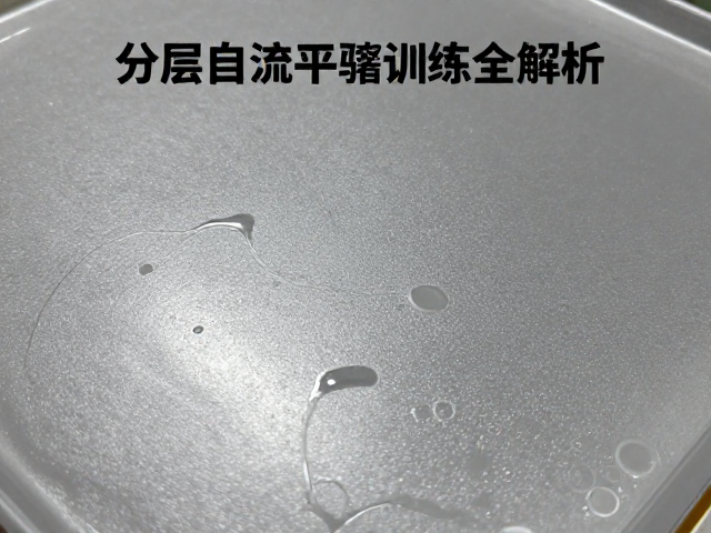 分层自流平滴胶浇注工艺，金属闪粉效果与气泡处理训练全解析