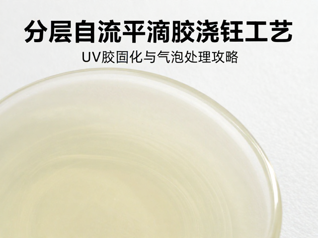 分层自流平滴胶浇注工艺，UV胶固化与气泡处理全攻略