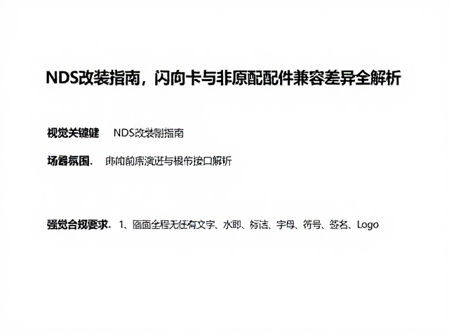NDS改装指南，闪存卡与非原装配件兼容差异全解析