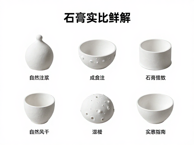 石膏注浆成型自然风干工艺,桌面摆件配比详解与实操指南
