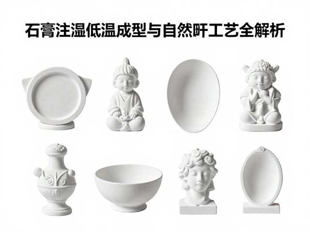 校园系周边定制,石膏注浆低温成型与自然风干工艺全解析
