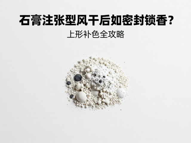 石膏注浆成型风干后如何密封锁香?上色补色全攻略