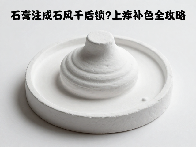 石膏注浆成型风干后如何密封锁香?上色补色全攻略