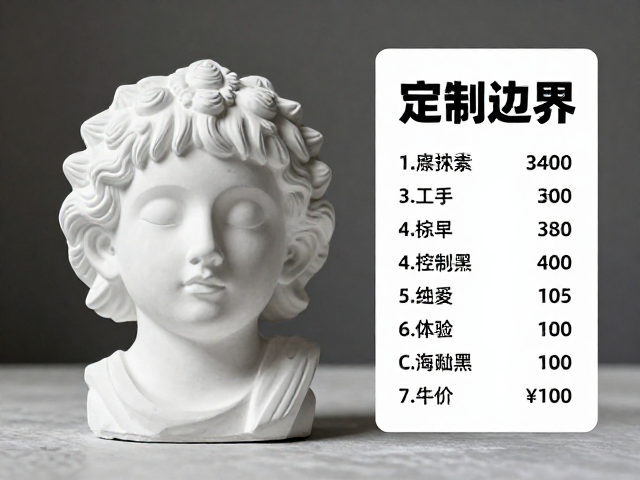 石膏注浆成型自然风干工艺，联名纪念款与定制款按造型计价详解