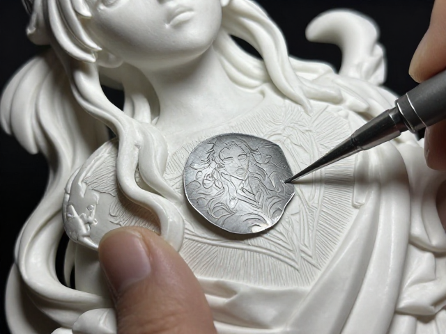 动漫雕像刻线针与金属蚀刻片腐蚀成型工艺详解