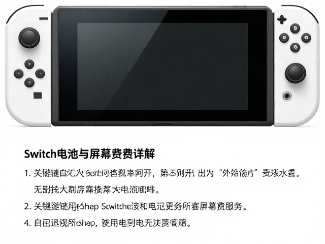 Switch电池更换与屏幕费用详解，附eShop使用常见问题解答