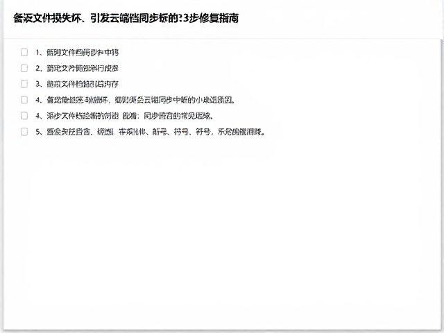 游戏封面管理，备份文件损坏致云端存档同步失败？3步修复指南