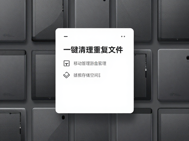 移动硬盘游戏封面管理，一键清理重复文件，拯救存储空间