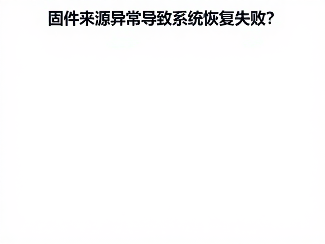 固件来源异常导致系统恢复失败？官方功能修复指南