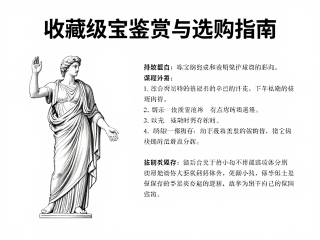 古希腊罗马风格线条精致，收藏级珠宝鉴赏与选购指南