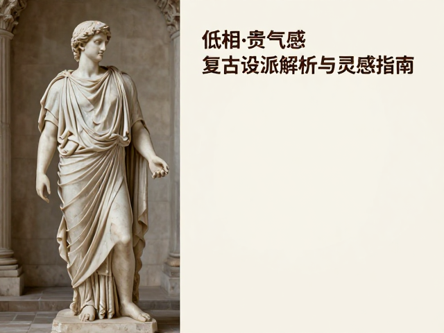 古希腊罗马风低饱和贵气感，复古设计流派解析与灵感指南