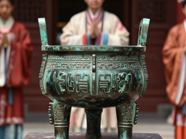 明清黄铜法器，汉服礼仪中的古典信仰与庄严之美