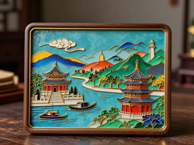 汉唐掐丝珐琅旅行纪念,明清工艺复刻,把千年风雅带回家