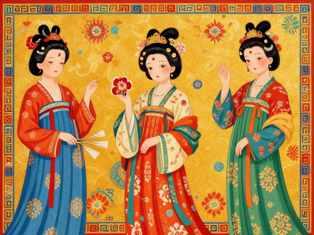 汉唐风韵与明清匠心，高饱和民族色下的传统手工艺新生
