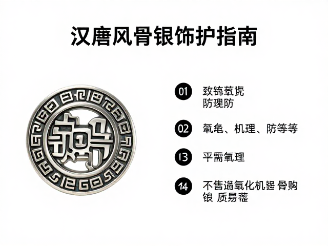 汉唐风骨银饰,纹样符号化设计与防氧化保养指南