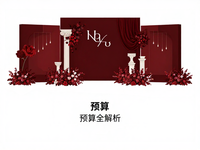 深红古希腊罗马风婚礼策划,高定奢华与预算全解析