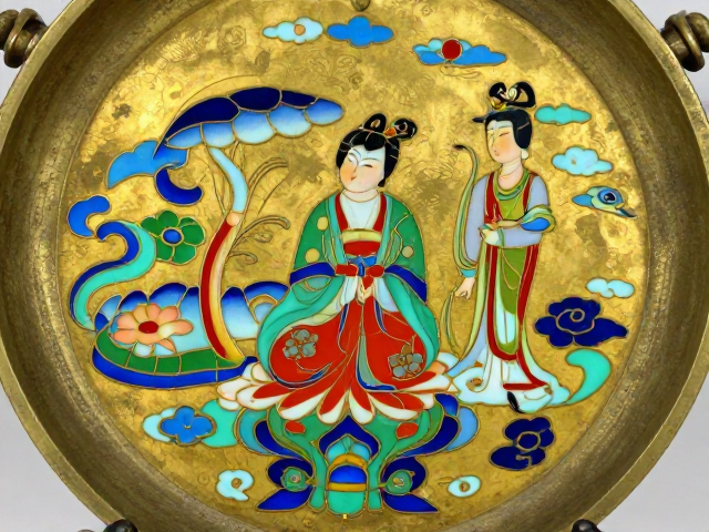 汉唐风韵黄铜珐琅,揭秘非遗工艺的古雅美学与收藏价值