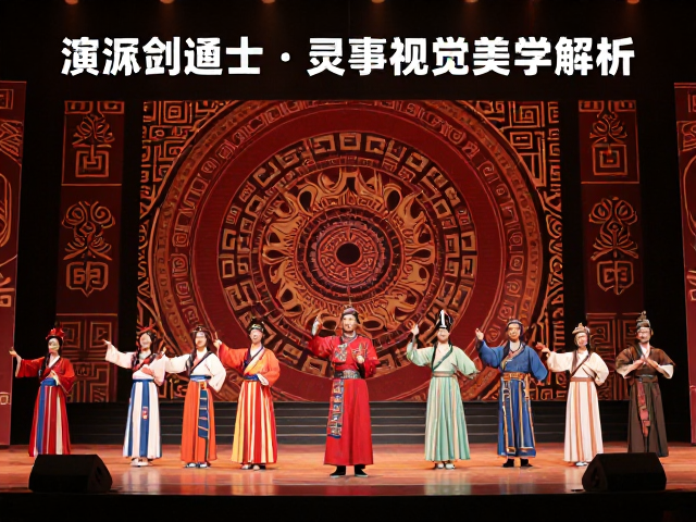 汉唐风韵融蒙古元素,舞台造型设计灵感与视觉美学解析