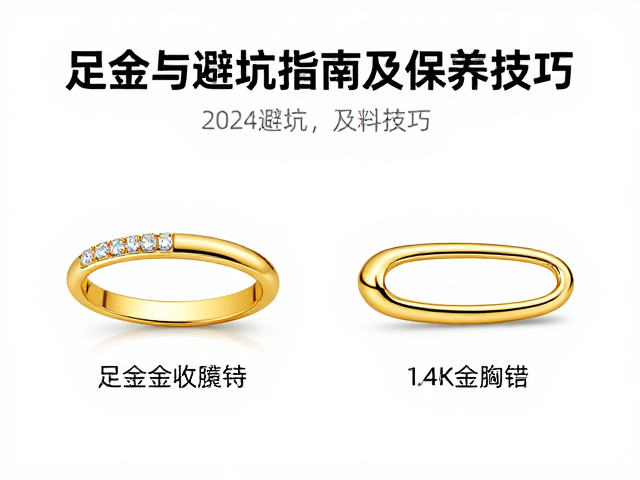 足金与14K金胸针怎么选?2024避坑指南及保养技巧