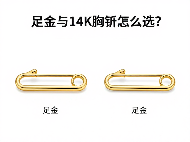 足金与14K金胸针怎么选?2024避坑指南及保养技巧