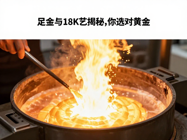 足金与18K金区别,国内冶炼工艺揭秘,教你选对黄金