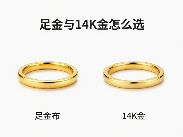 足金与14K金怎么选?极简现代风首饰搭配指南