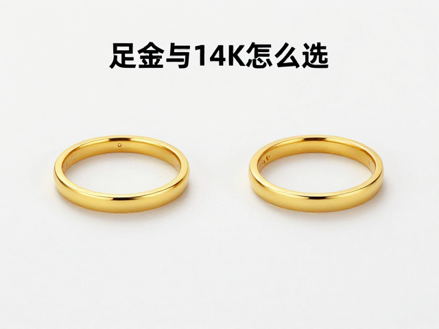 足金与14K金怎么选?极简现代风首饰搭配指南