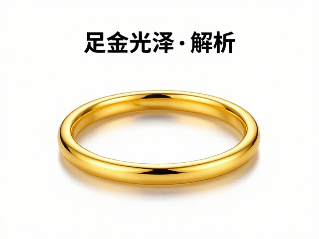 足金亮面工艺解析,如何呈现天然金属光泽?
