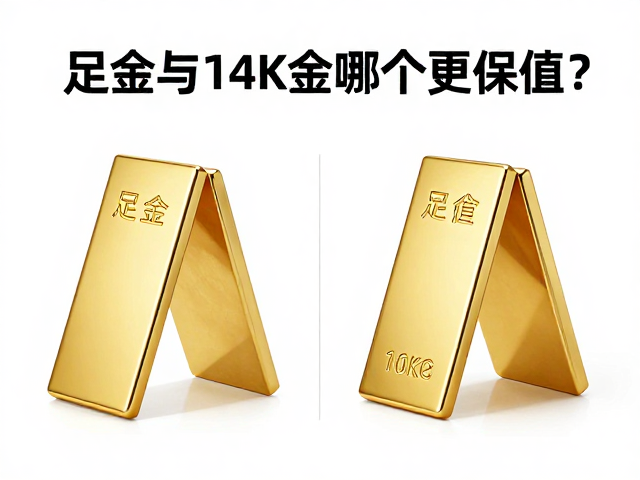 足金与14K金哪个更保值?深度解析黄金投资属性
