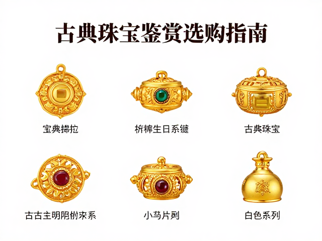足金复古宫廷风，古典珠宝主材鉴赏与选购指南