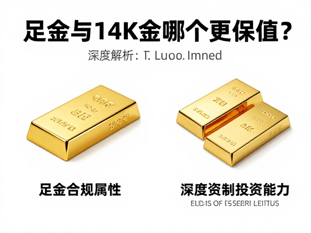 足金与14K金哪个更保值?深度解析黄金投资属性
