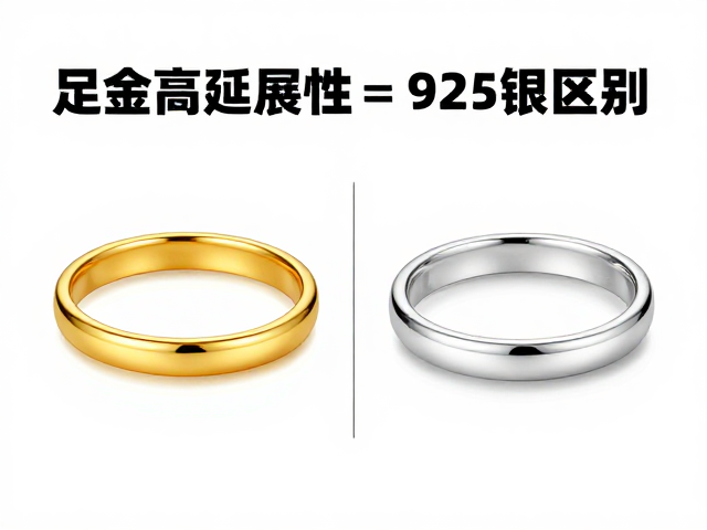 足金高延展性与925银区别,哪种更保值?