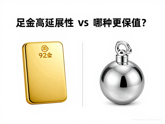 足金高延展性与925银区别,哪种更保值?